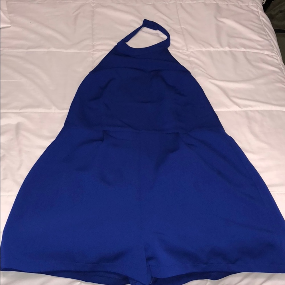 Royal blue romper!
